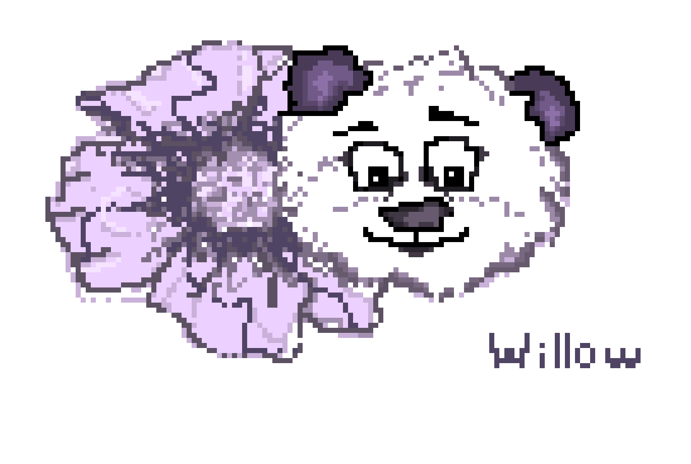 [9664c4] Purple Panda Art :3