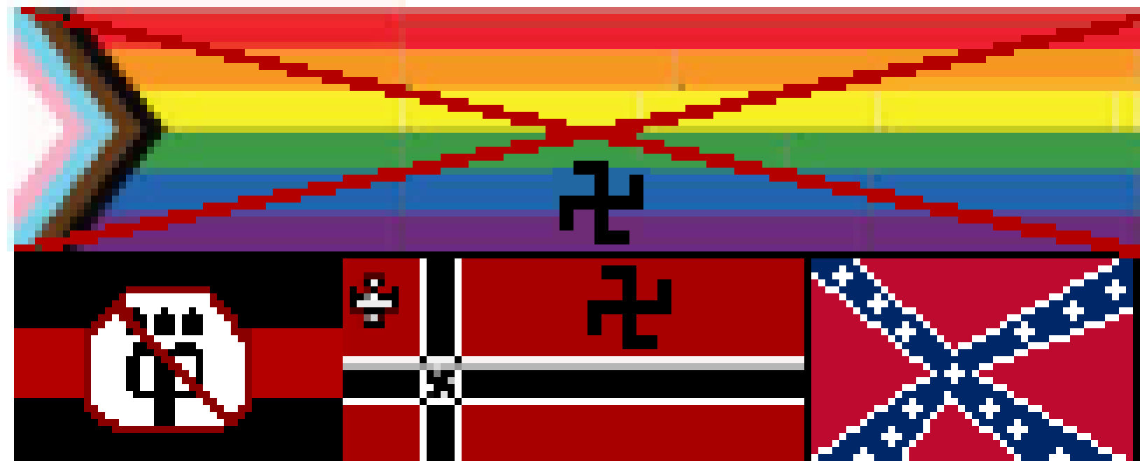 the fourth reich flag is almost done!