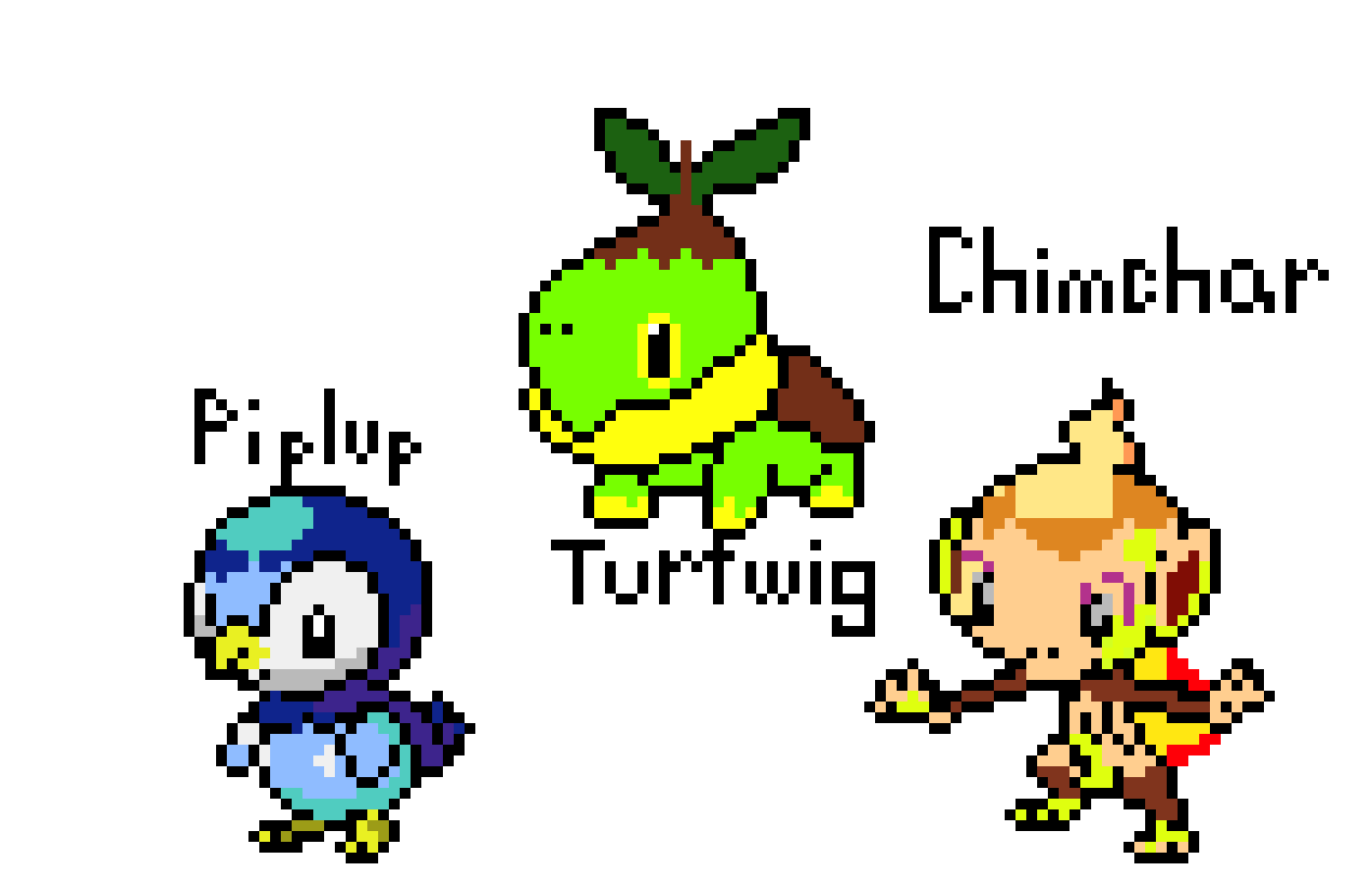 [9664c4] Sinnoh starters