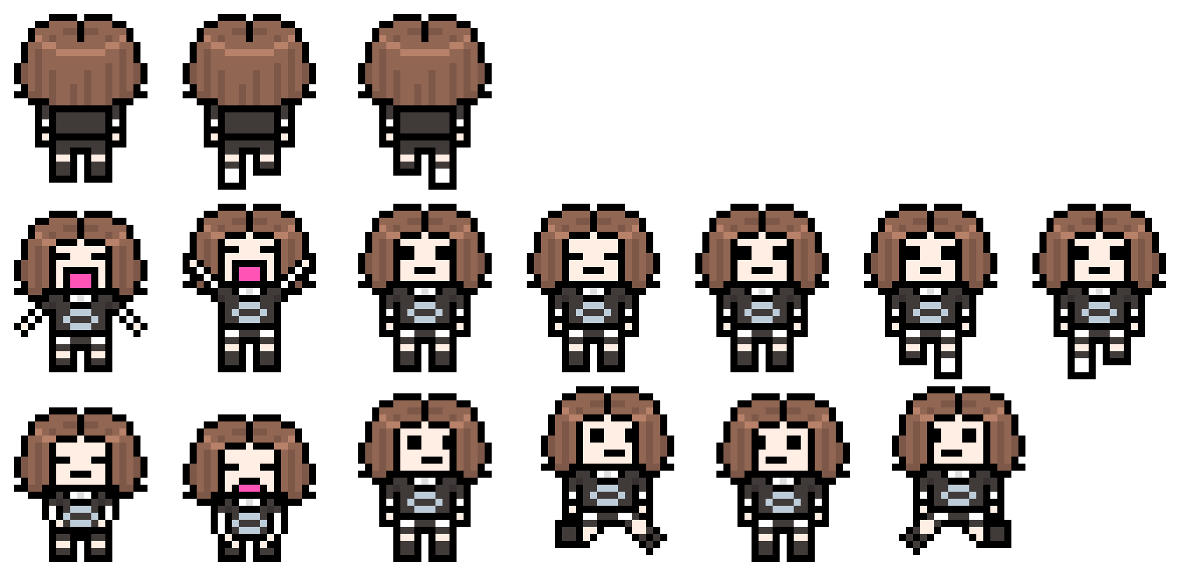[4ce4ea] Danganronpa - Ingrid - Ultimate Graphic Designer - Pixel Sprites