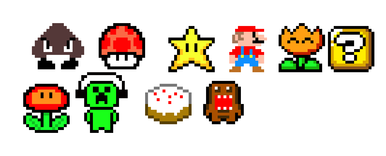 [9664c4] mario pixels