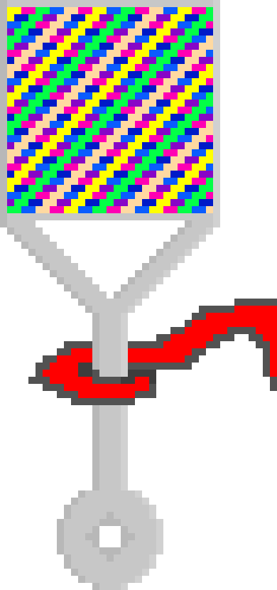 [f4ef64] Red alien holding Glitch Staff