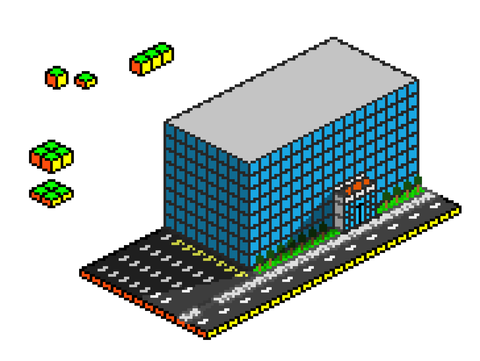 [68b158] Isometric Pixel Art