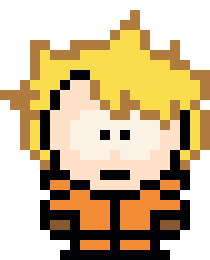 [8a949b] Kenny unhooded pixel