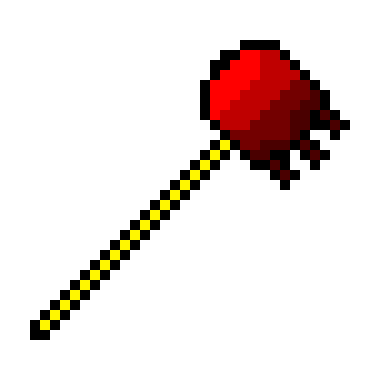 [9664c4] fire ball staff