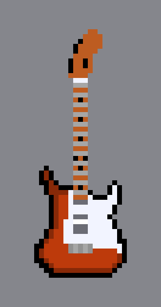 Guitar Pixel Art (good)
