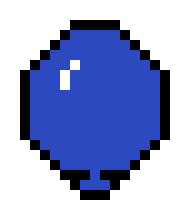 [04f40d] Blue Balloon