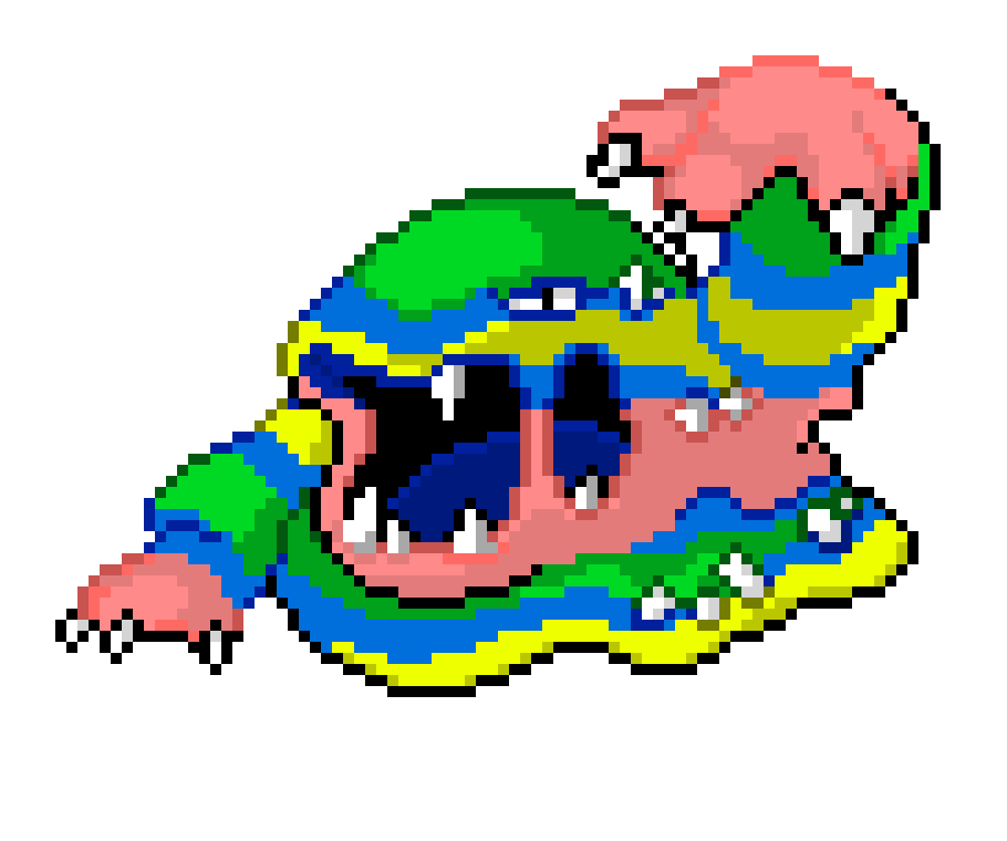 [9664c4] Alolan Muk Pixel Art