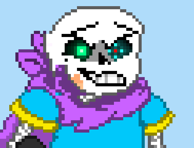 He glitchin