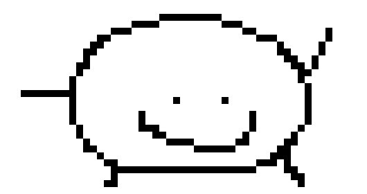 [354b94] Lil' guy waving