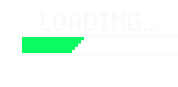 white loading bar