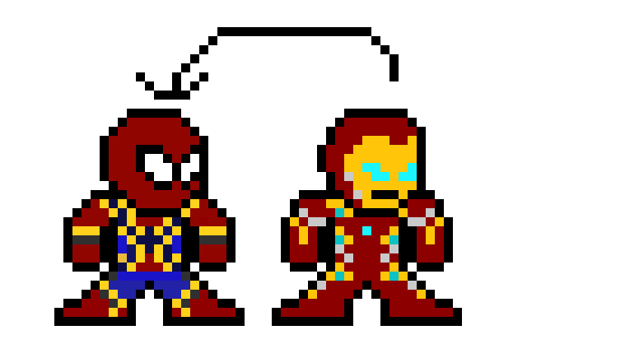 iron spider iron man