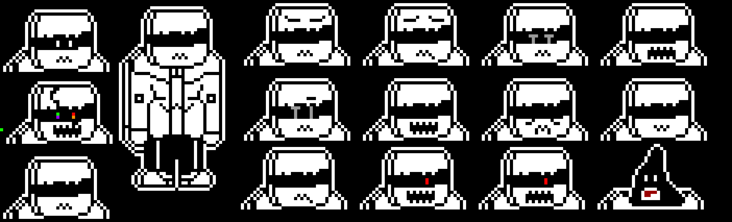 Ethan:         a perfectly normal sprite sheet