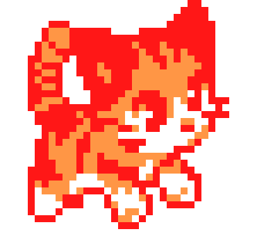 [9664c4] Orange Striped Cat
