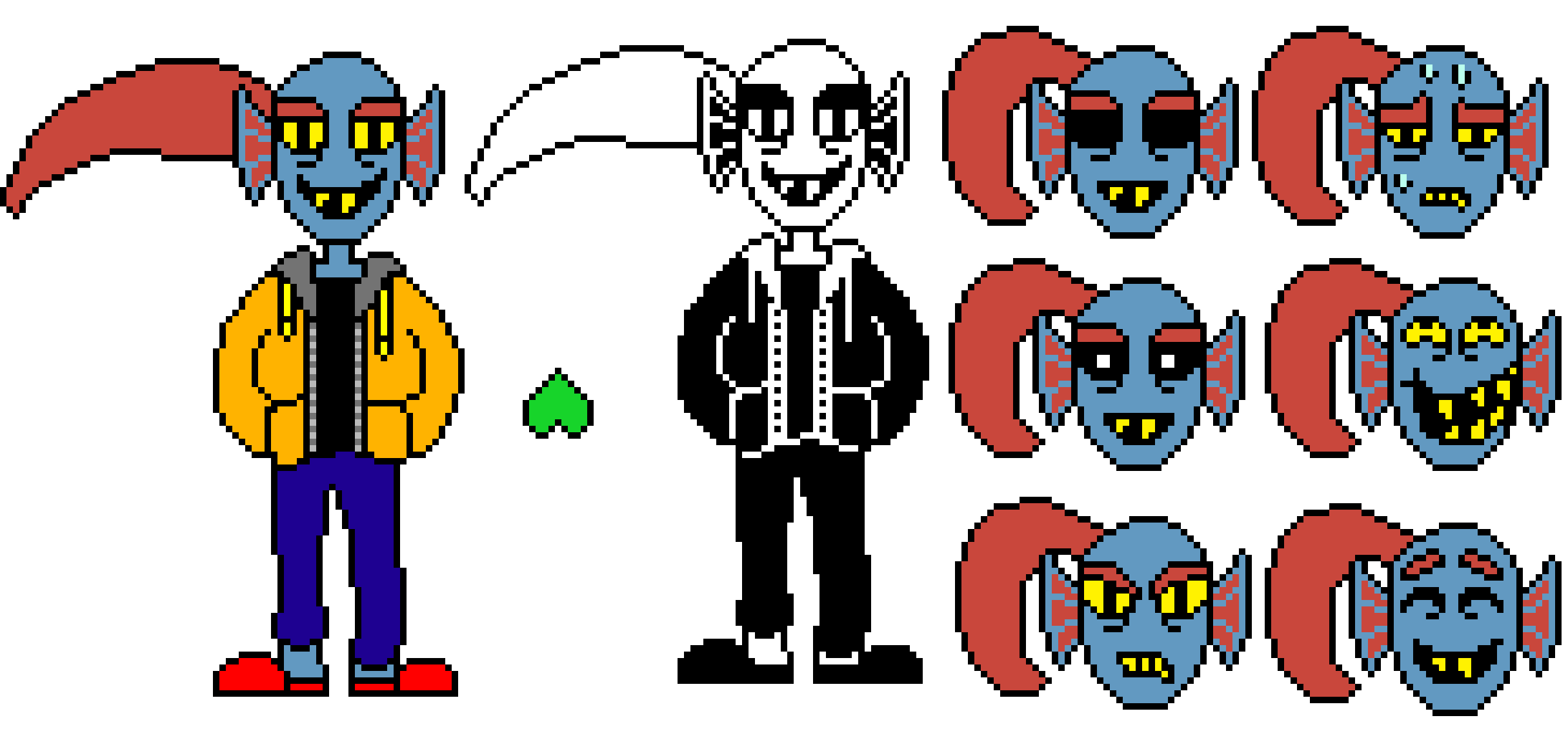 [9664c4] Undertale Shuffled story (Shuffle 2) Undyne