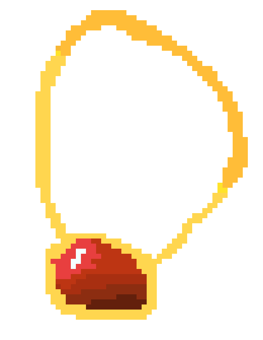 [9664c4] Ruby Necklace