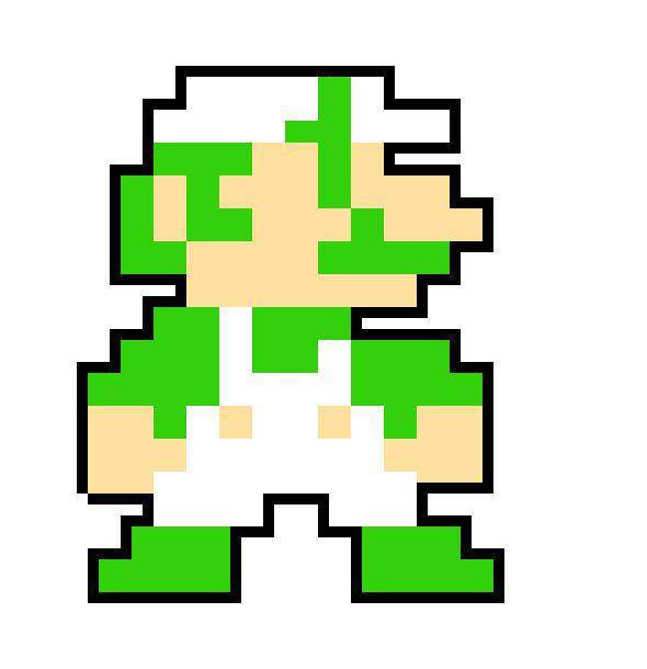 [39cc88] 8-Bit Luigi Horror