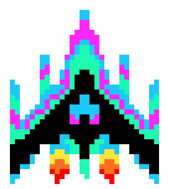 [9ee4d2] Galaga Ship #1
