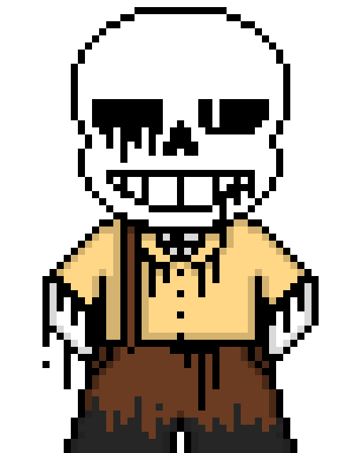 [b63bdb] *walks past the hallway Terror is in, dripping ink on the floor as he walks. He doesn't know Terror is there yet*