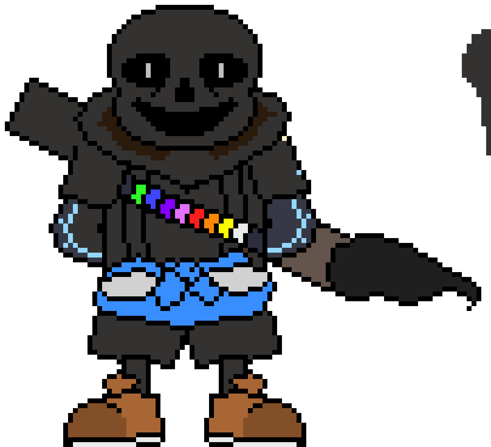 [d46952] suffering Ink Sans : throws bone at error