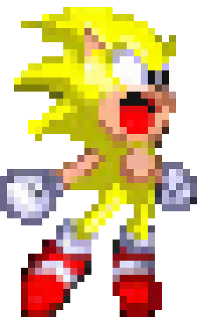 [d3334e] Not-So-Super-Sonic Transformation Sprite (32x32SpriteField)