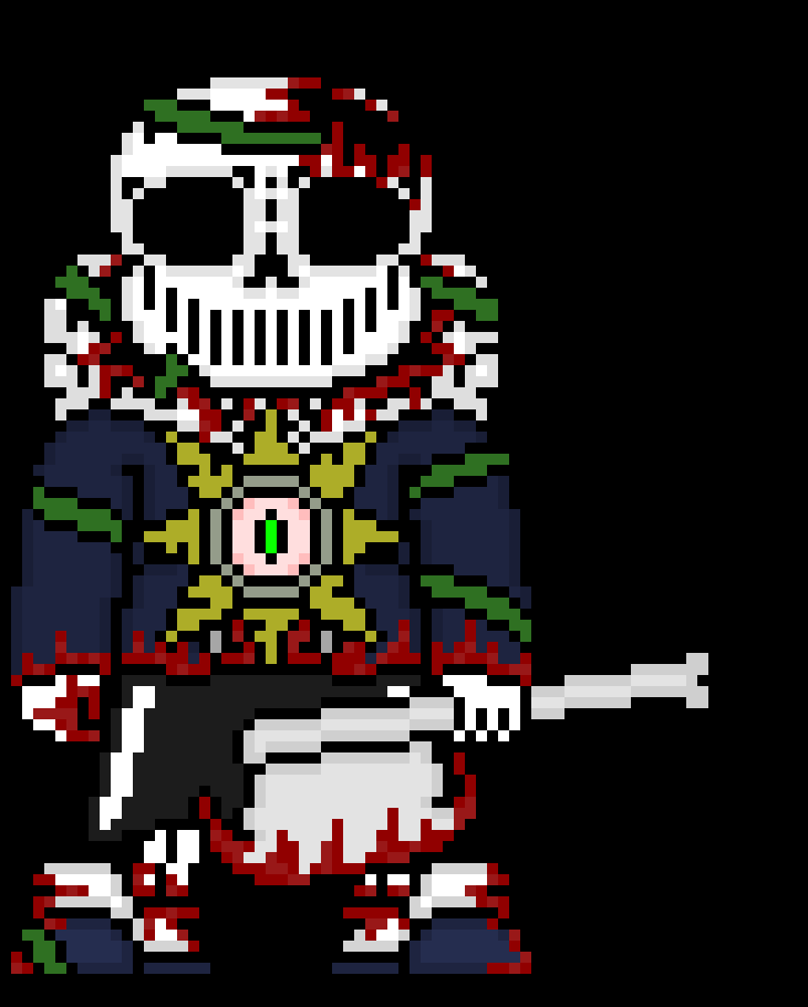 [57dac4] i have made HorrorKiller if he was actually canon to HorrorTale, im sick of people making him have something to do with Chara even though Chara doesnt even exist as a ghost in HorrorTale