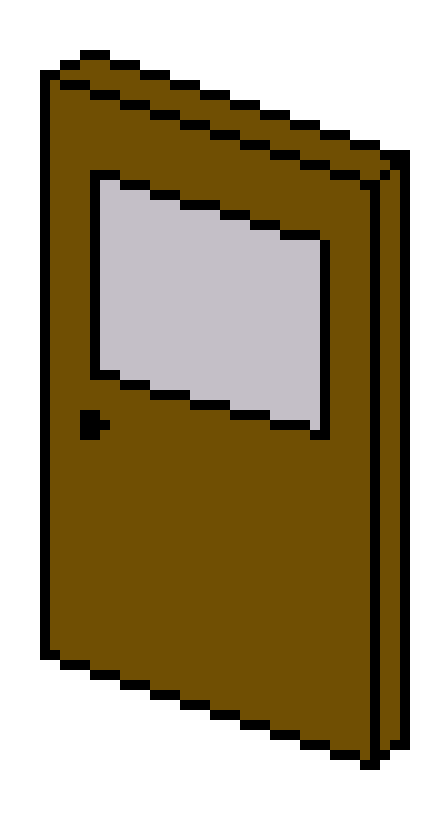[9664c4] pixel door