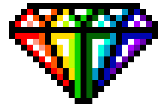 [9664c4] Rainbow Diamond
