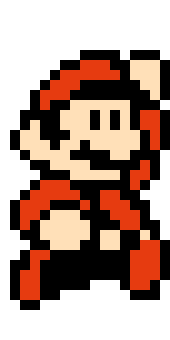 [9664c4] Pixel Mario (Mario 3)(Big)(jumping)