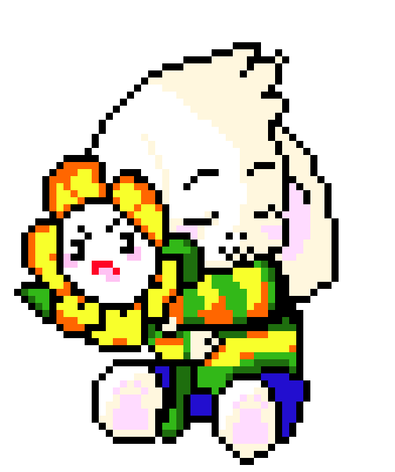 Asriel And Flowey