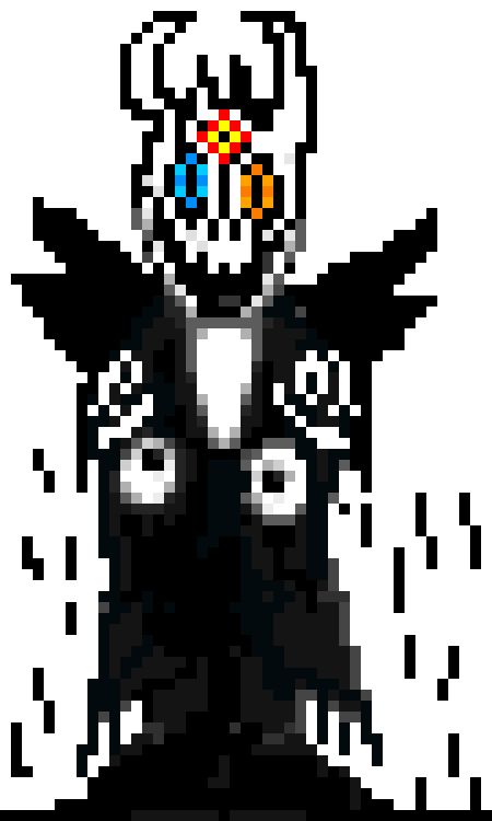 (corrupted undergroud)(dr w.d gaster)(improved sprite)