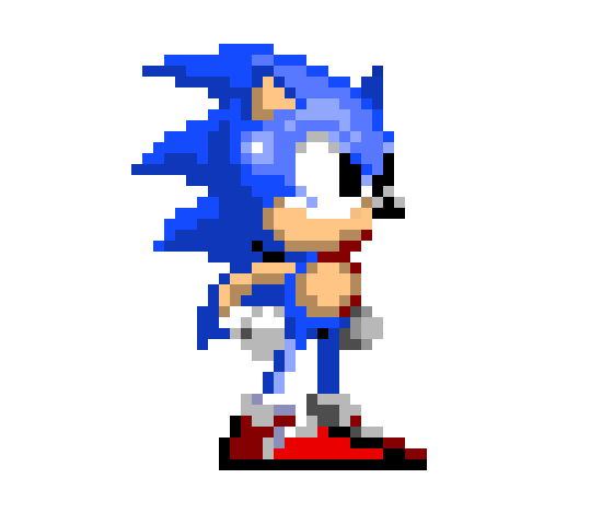[9664c4] Sonic 2 sprite pixel 1992