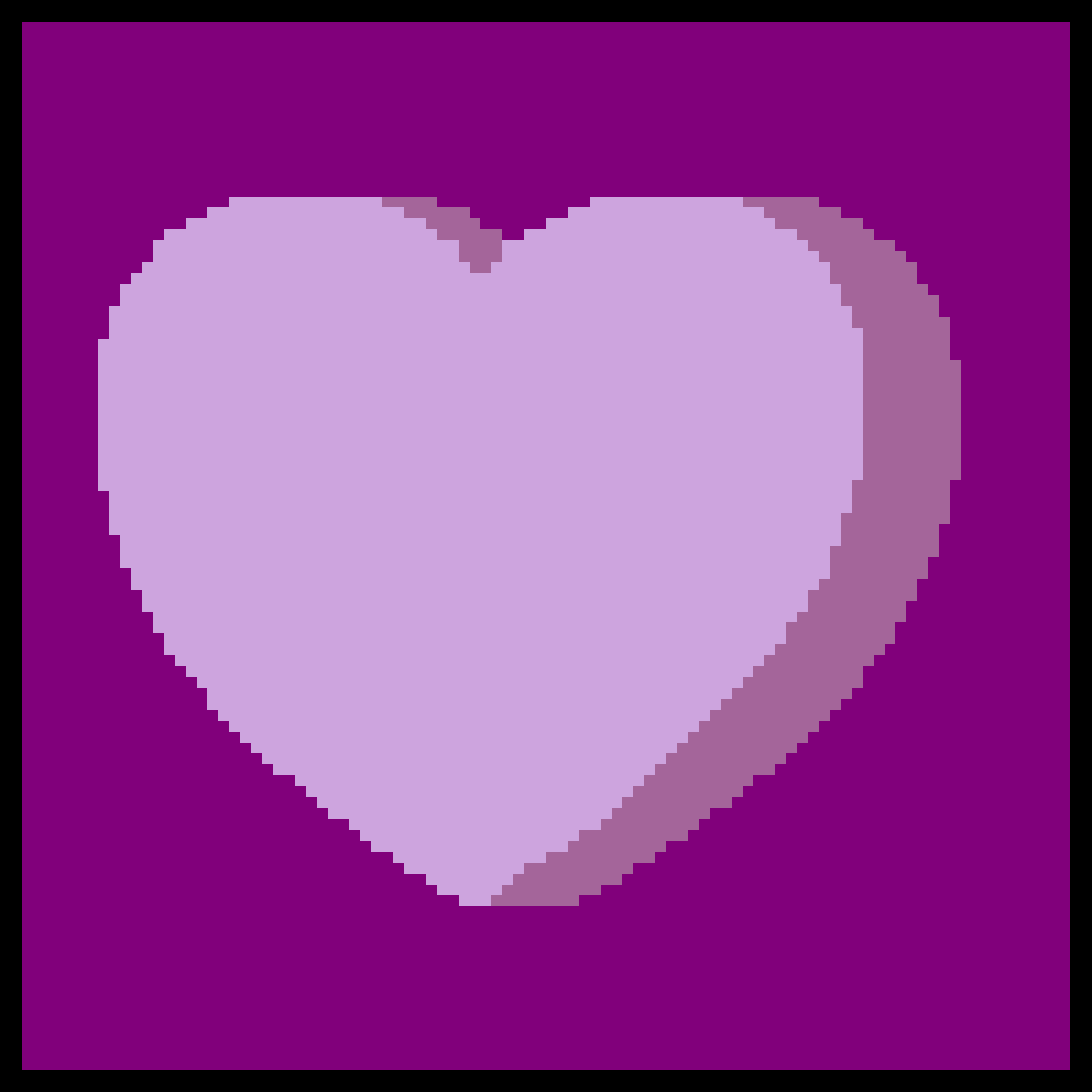 [90f36c] Purple Heart No Boarder