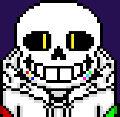 [b63bdb] oh i'm fine, just comforting this Frisk. And the blasters are good too
