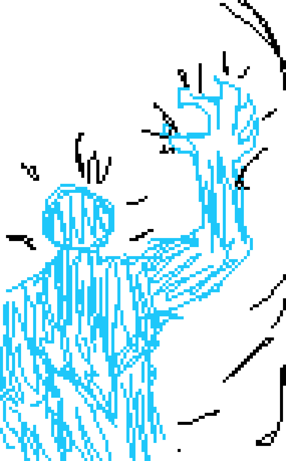 [72a818] Bmo reaches up and grabs the worms face 