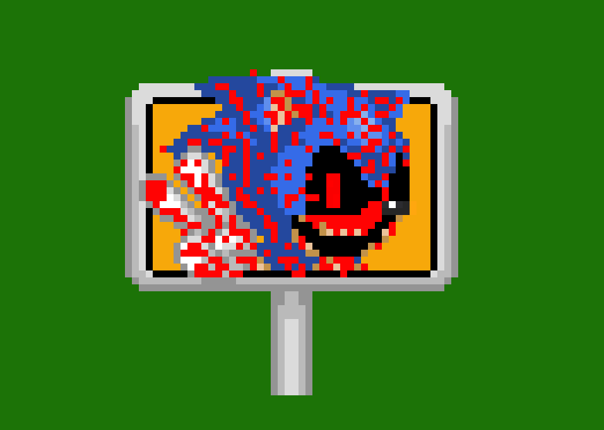 [746360] Sonic The Hedgehog 3 Goalpost EXEKILL Version