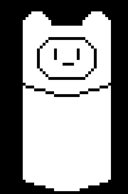 HR Ethan: (Making: Hot Garbage. An Adventure Time megalo. Finn sprite) .....one thing i didn't plan...how will i do the arms?...alright it's suffering time.