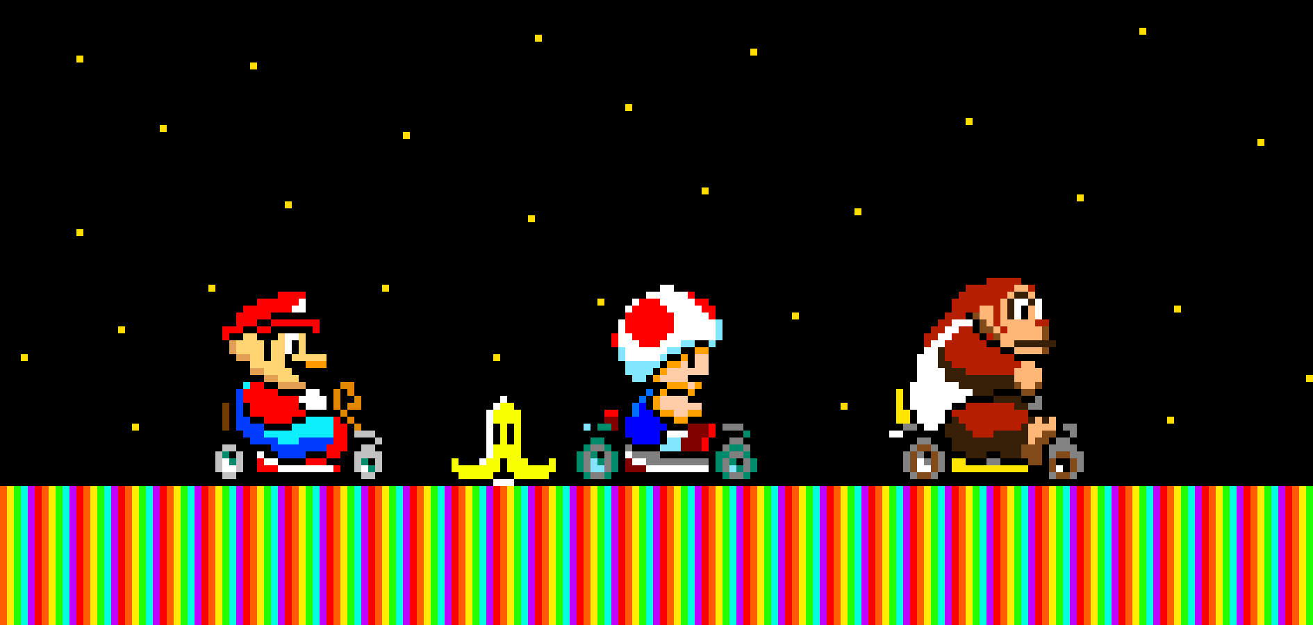 Super Mario Kart Rainbow Road