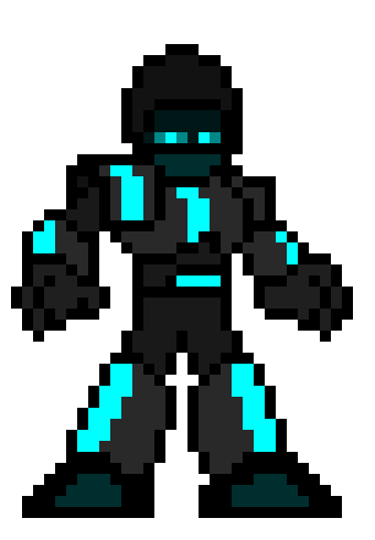 [614b5c] Chaos teal pixelated