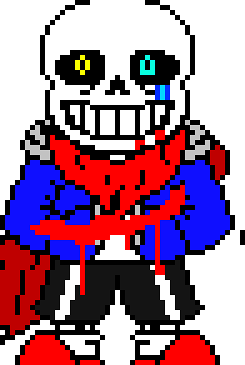 [0ed6c7] ink!disbelief sans: [huffs and puffs] dont run  in like that i about lost ya