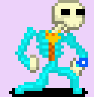 [05b0c1] *He walks around a table with MT on it* The robot is still very damaged from it's time in the Lost Woods. The damage includes several claw and teeth marks, a sword slash, presumably from Xevian, and scorch marks, among other minor injuries. Repairs will take some time.