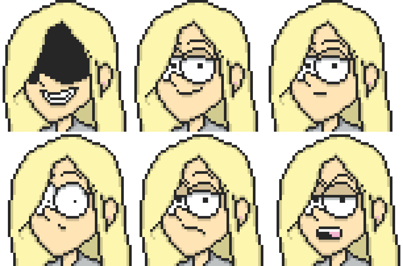 Meet Astrid and her many expressions.