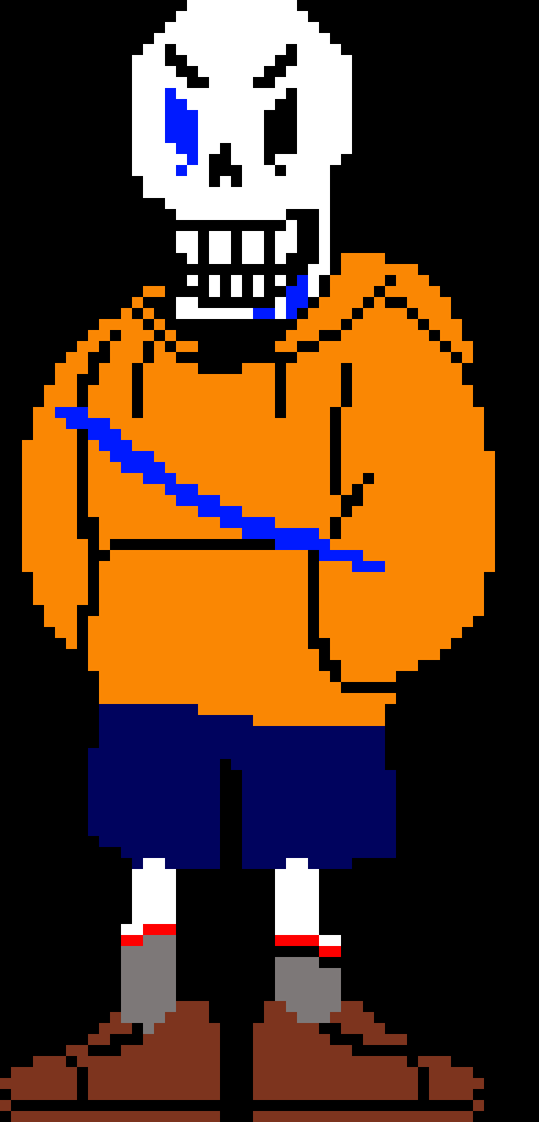 [65530b] Underswap Papyrus Sprite.