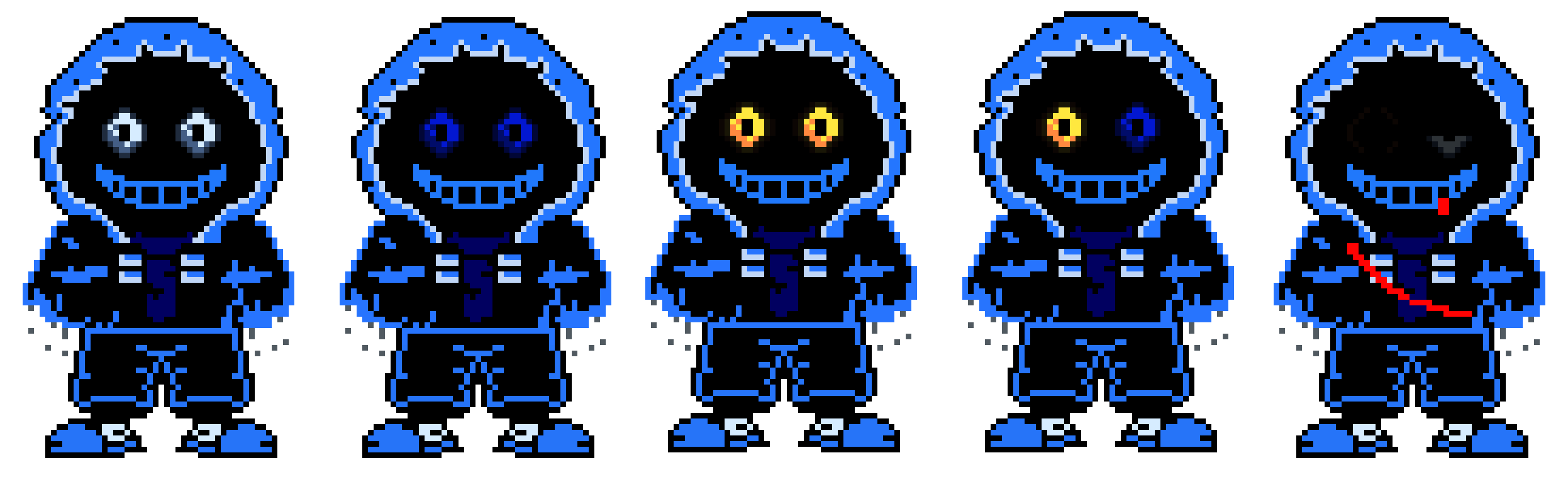 [7de1c1] OuterTale!DustDust BLUE