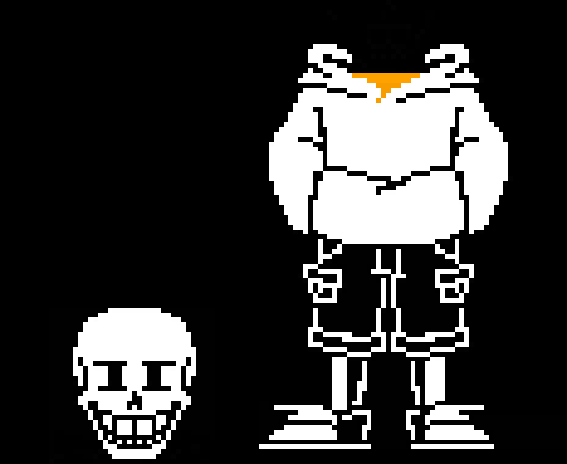 [76e4a9] Underswap Distrust Phase 3 Papyrus Sprite