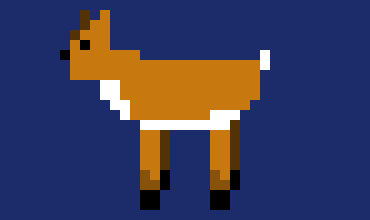 [9664c4] Minimalistic Deer