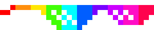[9664c4] Rainbow Deal with it shades