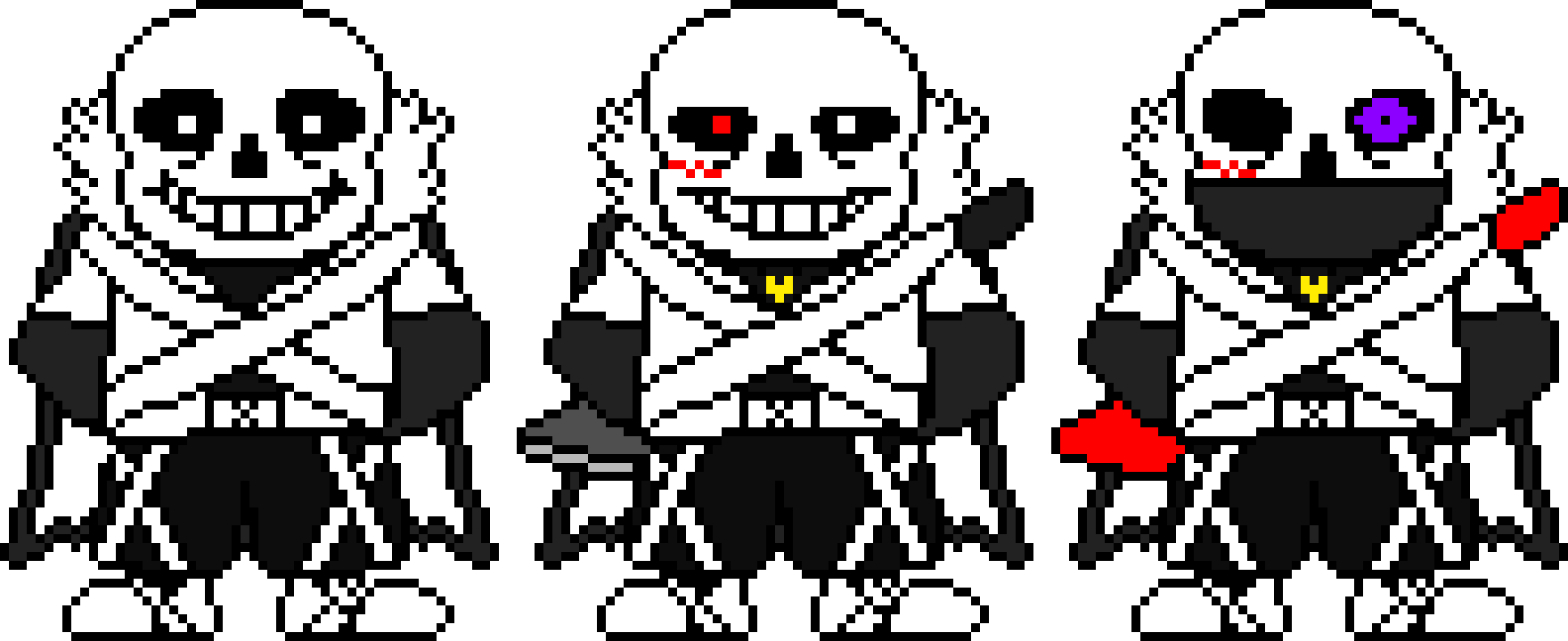 Cross Battle Sprite / XTale - Underverse Sans.