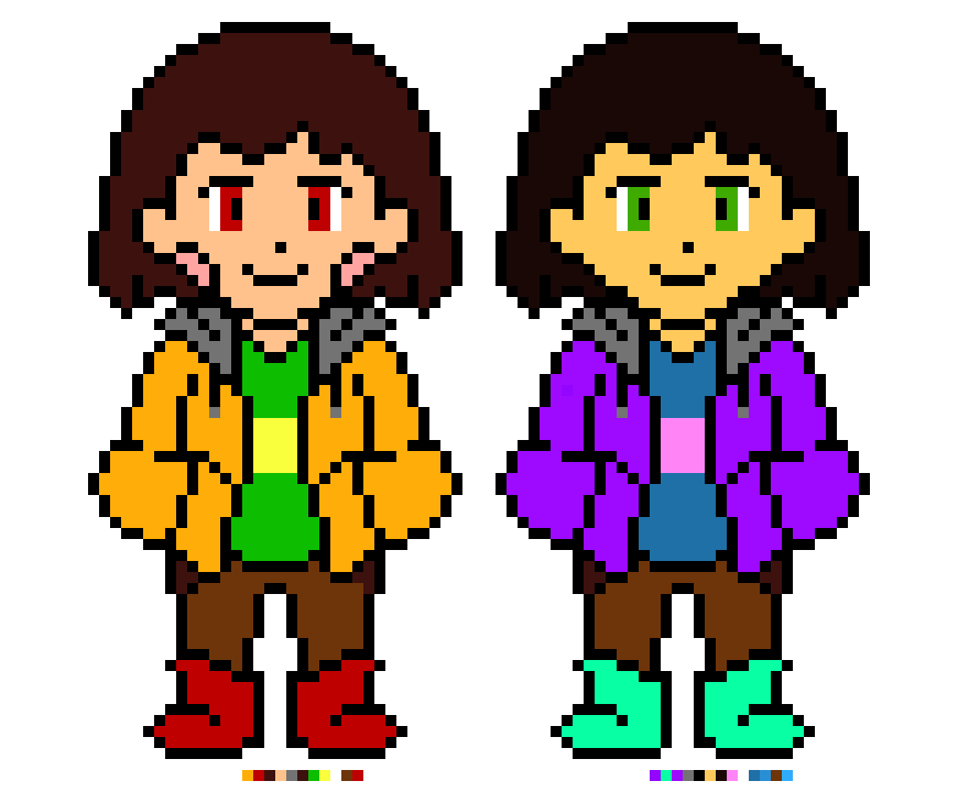 Undertale what if Infinity Ultron went into Undertale Chara And Frisk Base Forms