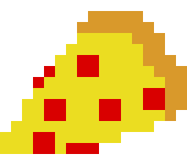 [c9c00b] Pixel pizza